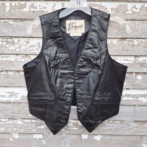 Berman’s vintage ladies leather vest size 10
